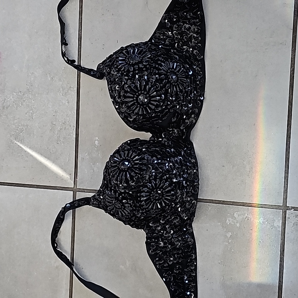 Sequin bra